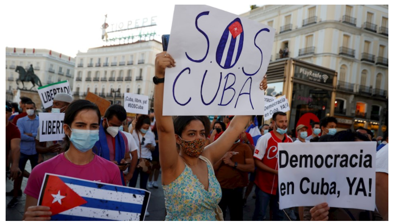 EEUU advierte a Cuba que habrá sanciones si reprime la marcha del 15N.