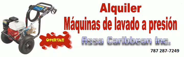 ALQUILER DE MAQUINAS DE LAVAR A PRESION