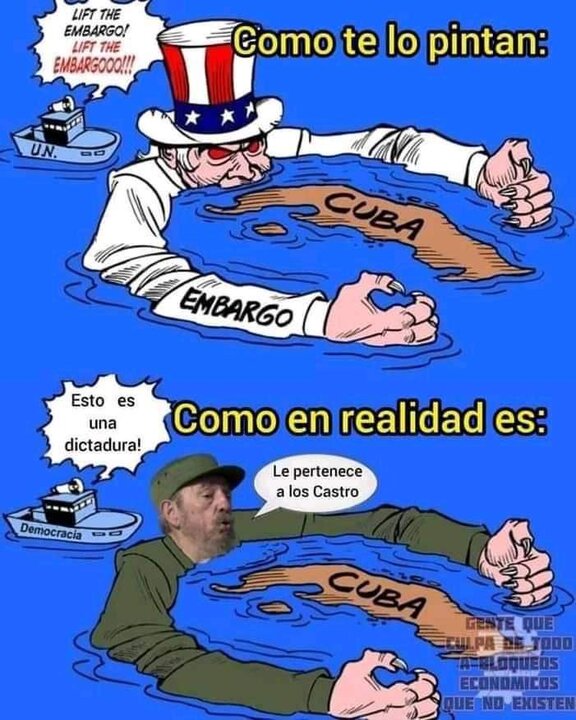 Los Cubanos mueren del hambre