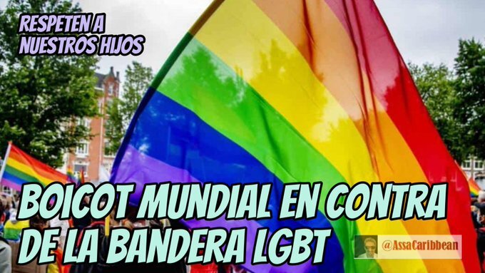 Boicot mundial en contra de la bandera LGBT