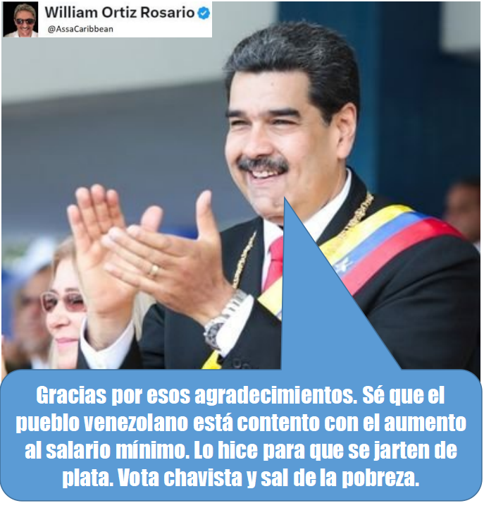Suben el Salario en Venezuela