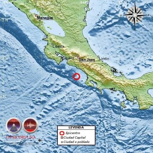 Dos sismos se registran en aguas del pacifico sur